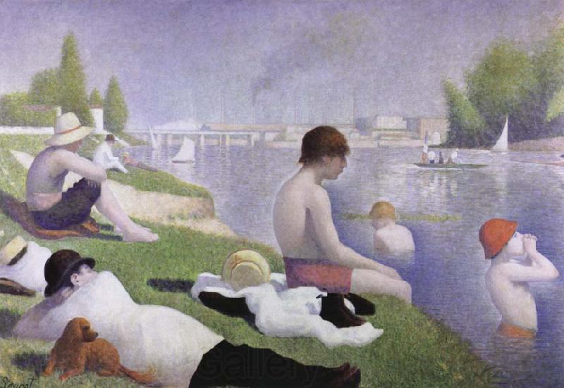 Georges Seurat bathers as asnieres